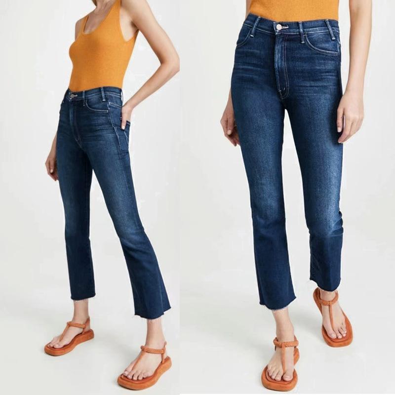 Jeans |  Le jean droit étroit Paris indigo foncé Jeans Femme