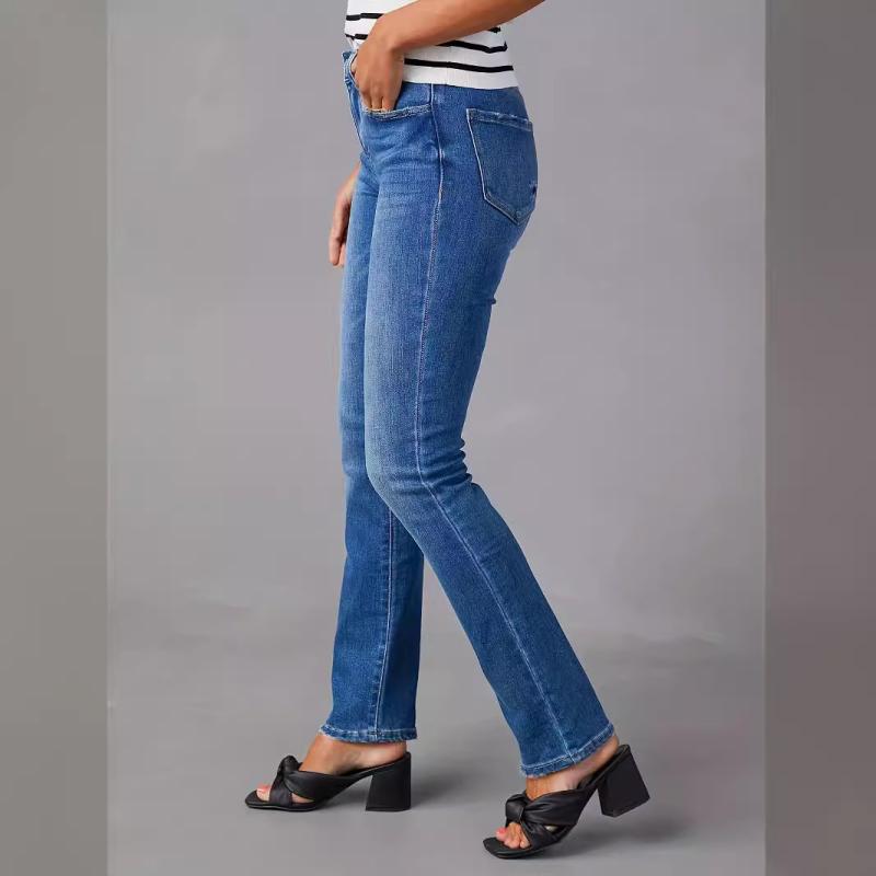 Jeans |  Le jean droit coupé cheville Nice Jeans Femme