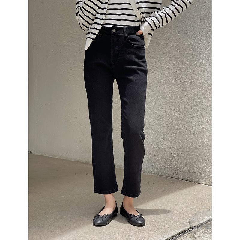 Jeans |  Le jean droit Mara indigo foncé Jeans Femme