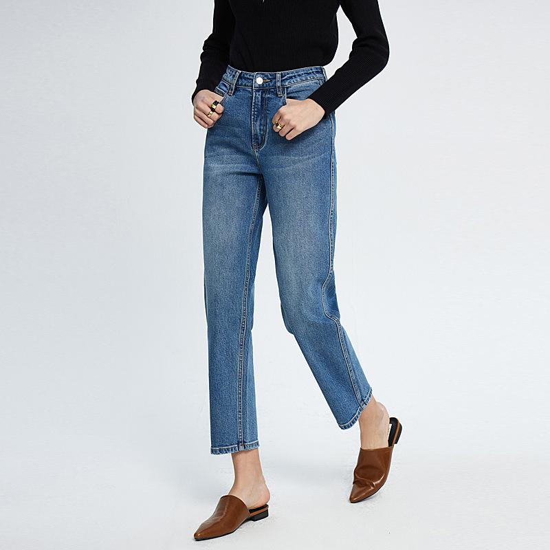 Jeans |  Le jean Ribcage droit à la cheville Jeans Femme