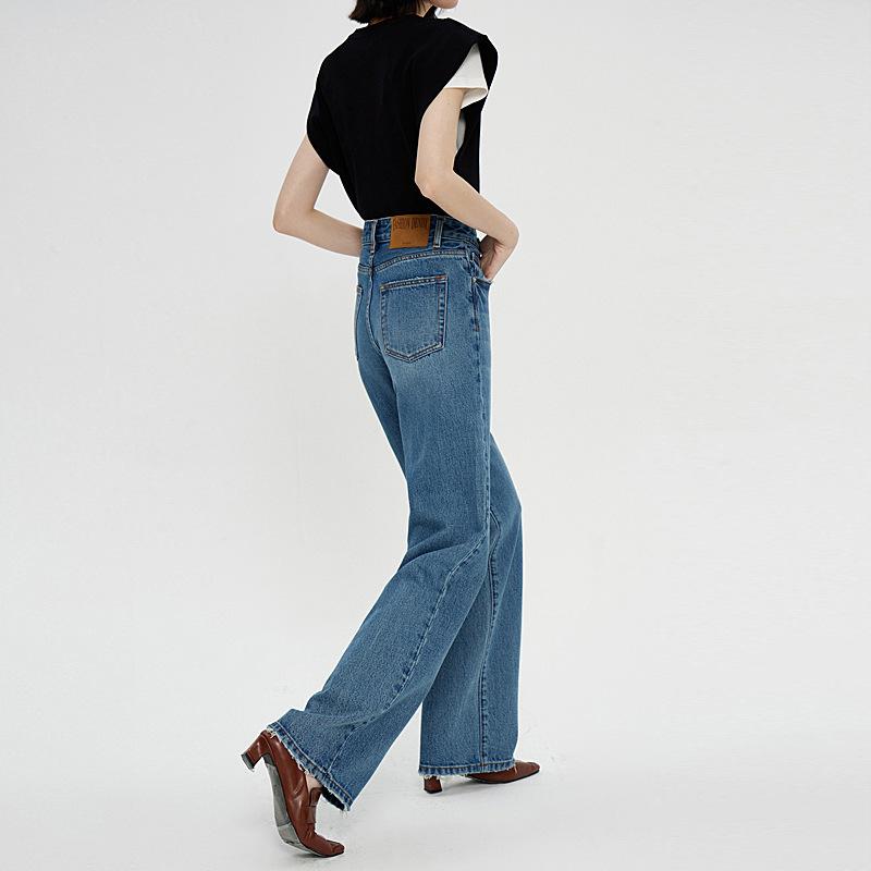 Jeans |  Le jean Ribcage jambe large Jeans Femme