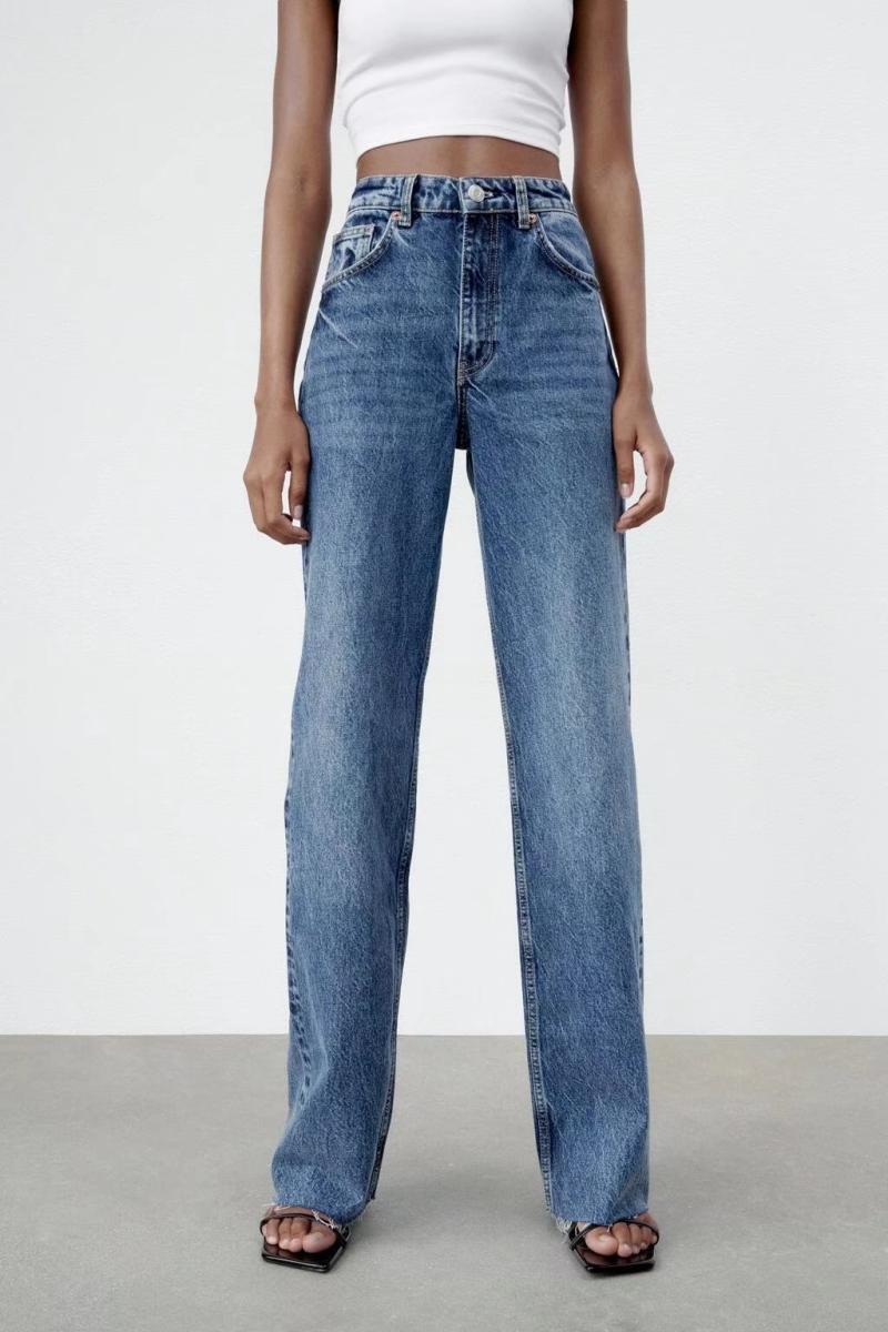 Jeans |  Le jean taille basse ample Jeans Femme