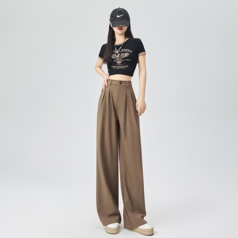 Pantalons |  Le pantalon large sable Lorina Pantalons Femme