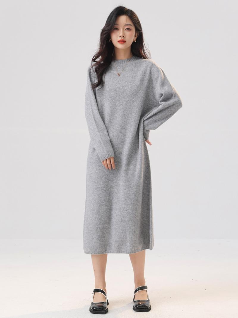 Robes |  La robe droite tricot moelleux Robes Femme