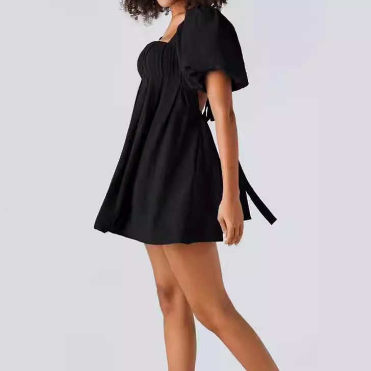 Robes |  La robe popeline manches bouffantes Robes Femme