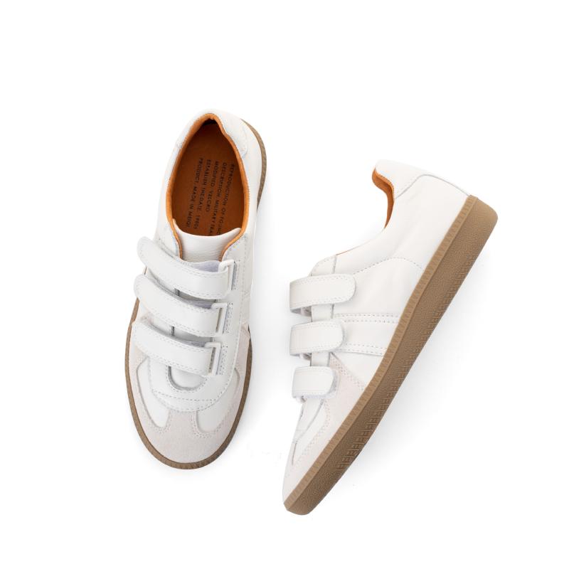 Sneakers |  Le sneaker cuir dentelé Beth Femme Chaussures Femme