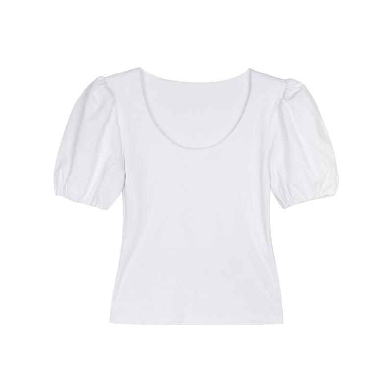 T-shirts |  Le t-shirt extensible manches bouffantes T-shirts Femme