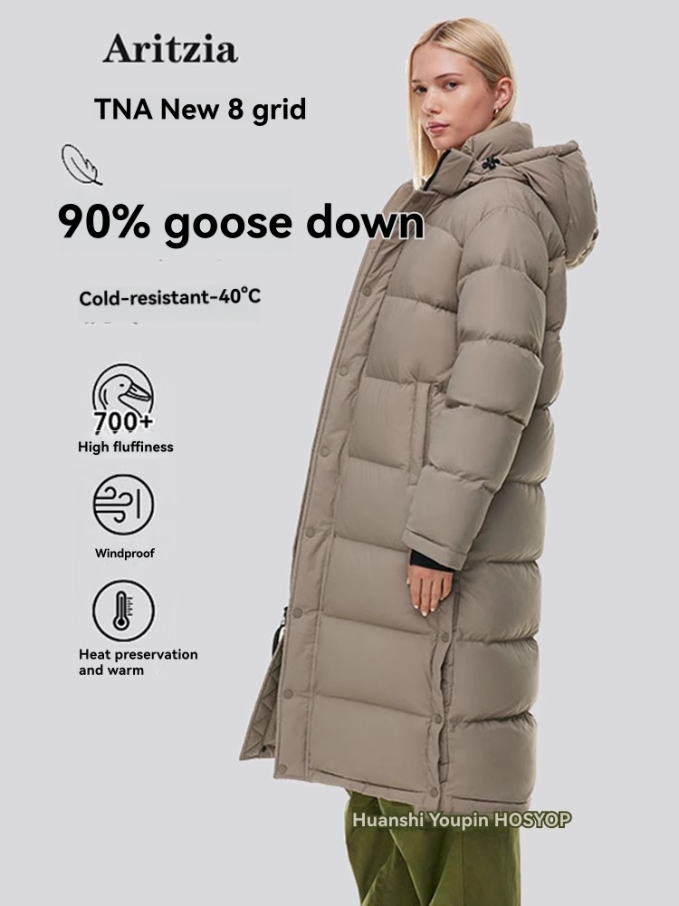 Manteaux |  Le long manteau bouffant grande capuche Manteaux Femme